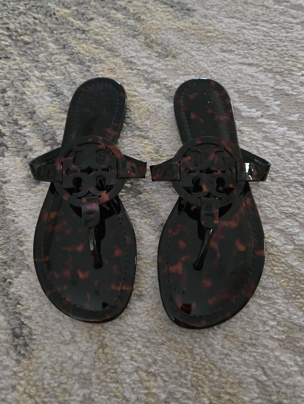 Tory Burch Tortoiseshell Miller Sandals